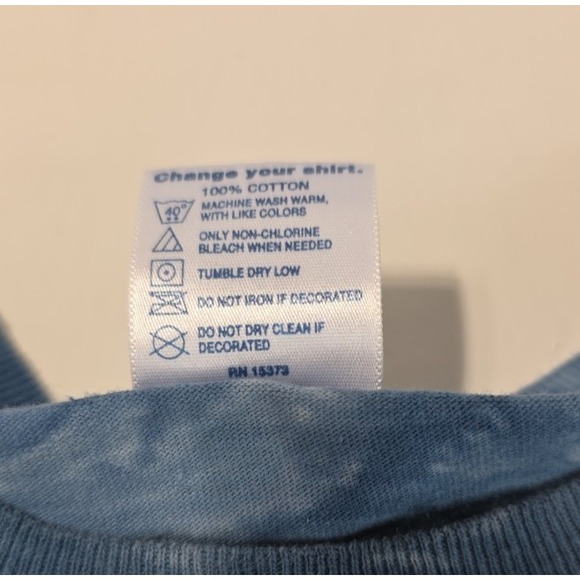 Y2k Tie Dye White Tiger T Shirt Men's Medium 90s Delta Pro Weight Nature Grunge - Picture 4 of 6